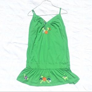 VS PINK EMBROIDERED SLIP